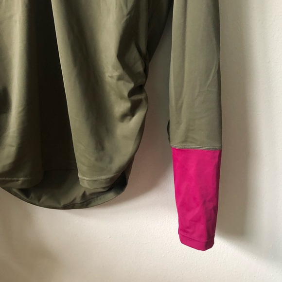 Prana Swim Shirt Size Medium EUC Purple and Green - Picture 2 of 5